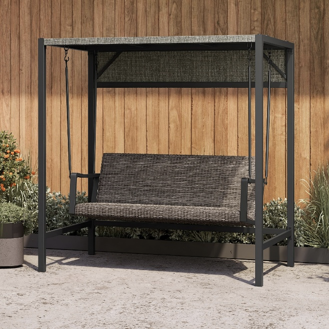 Menlo Woven Patio Swing (Model No. 1934256)