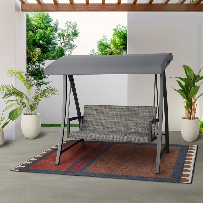 Agio Luna | Woven Patio Swing | Sunbrella Replacement Canopy Cover
