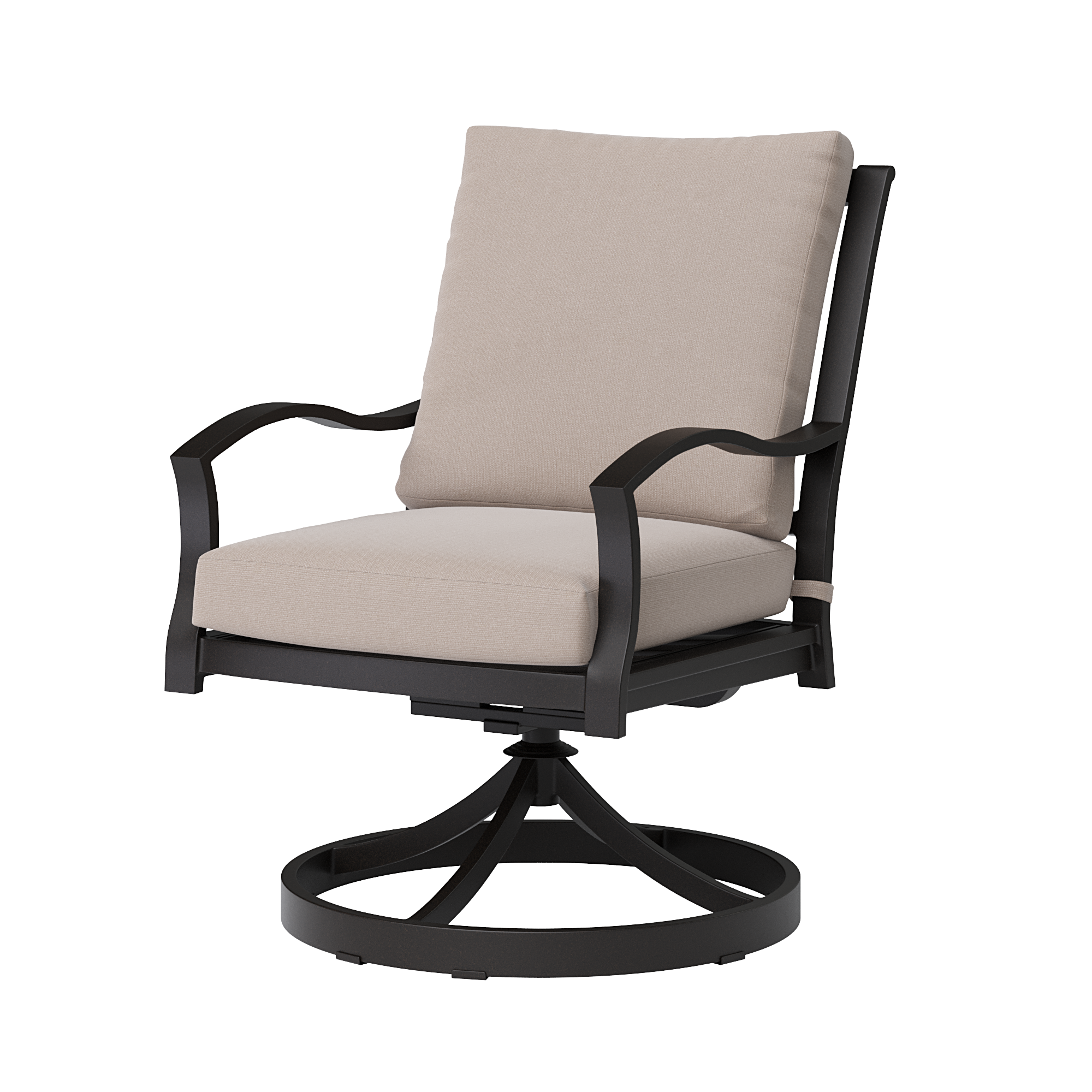 Concord Swivel Dining Chair - Spectrum Mushroom
