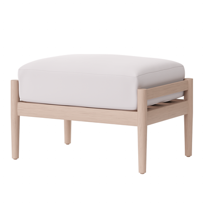 McKenzie Ottoman - Shelter Linen