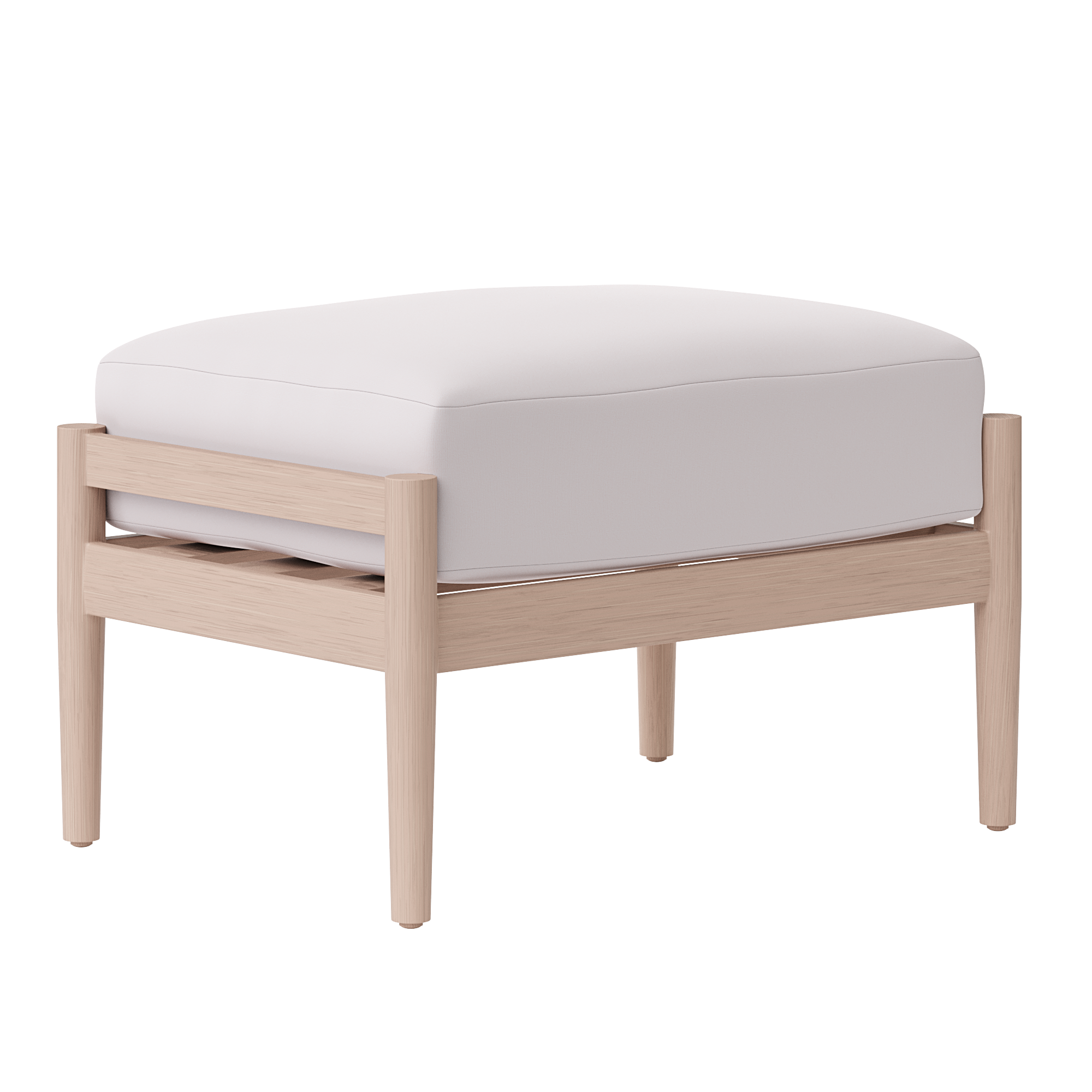 McKenzie Ottoman - Shelter Linen