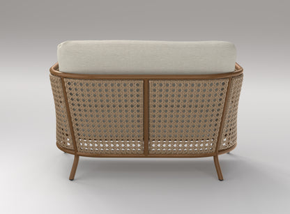 Mia Woven Loveseat Sofa