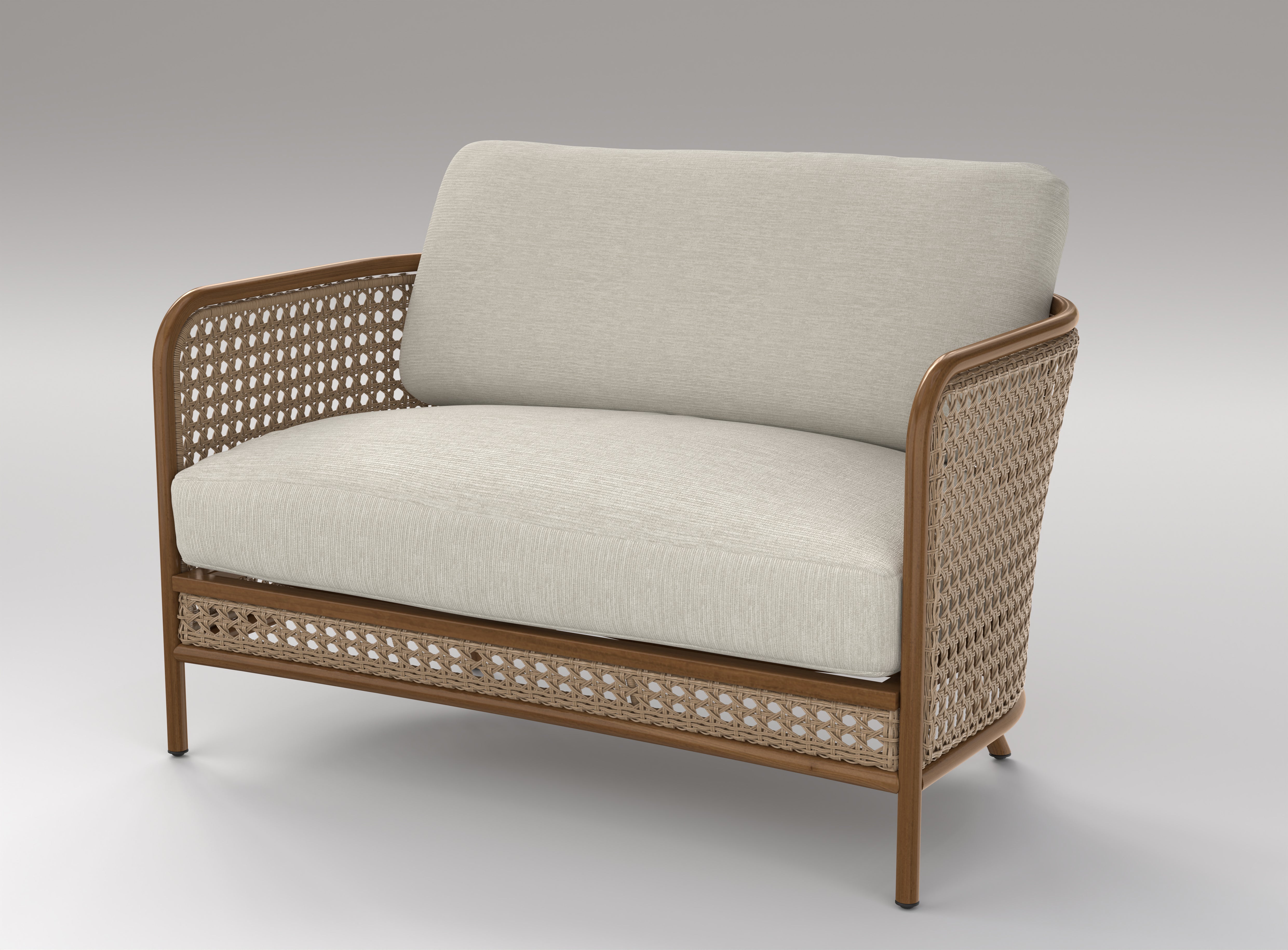Mia Woven Loveseat Sofa